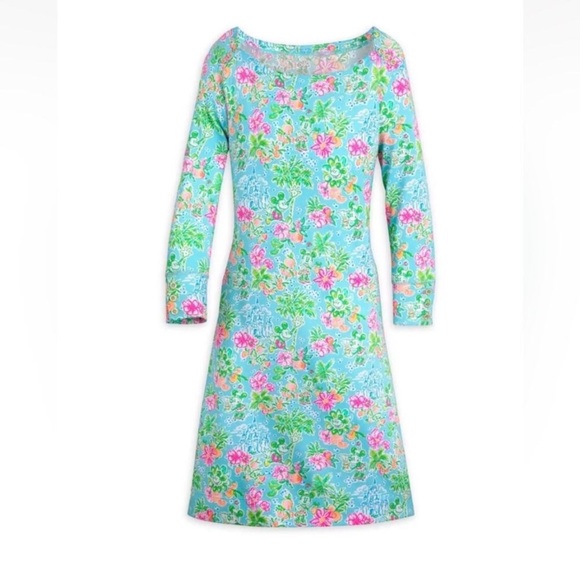 Disney x Lilly Pulitzer Sophie Dress XXL Mickey Castle Floral - Picture 2 of 13